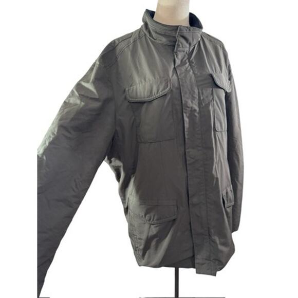 "TOMMY BAHAMA" Men's Wool Lined Coat,Size XLT, Field Jacket, Front Pockets,Green - Picture 2 of 16